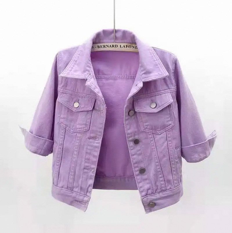Cropped Denim Jacket