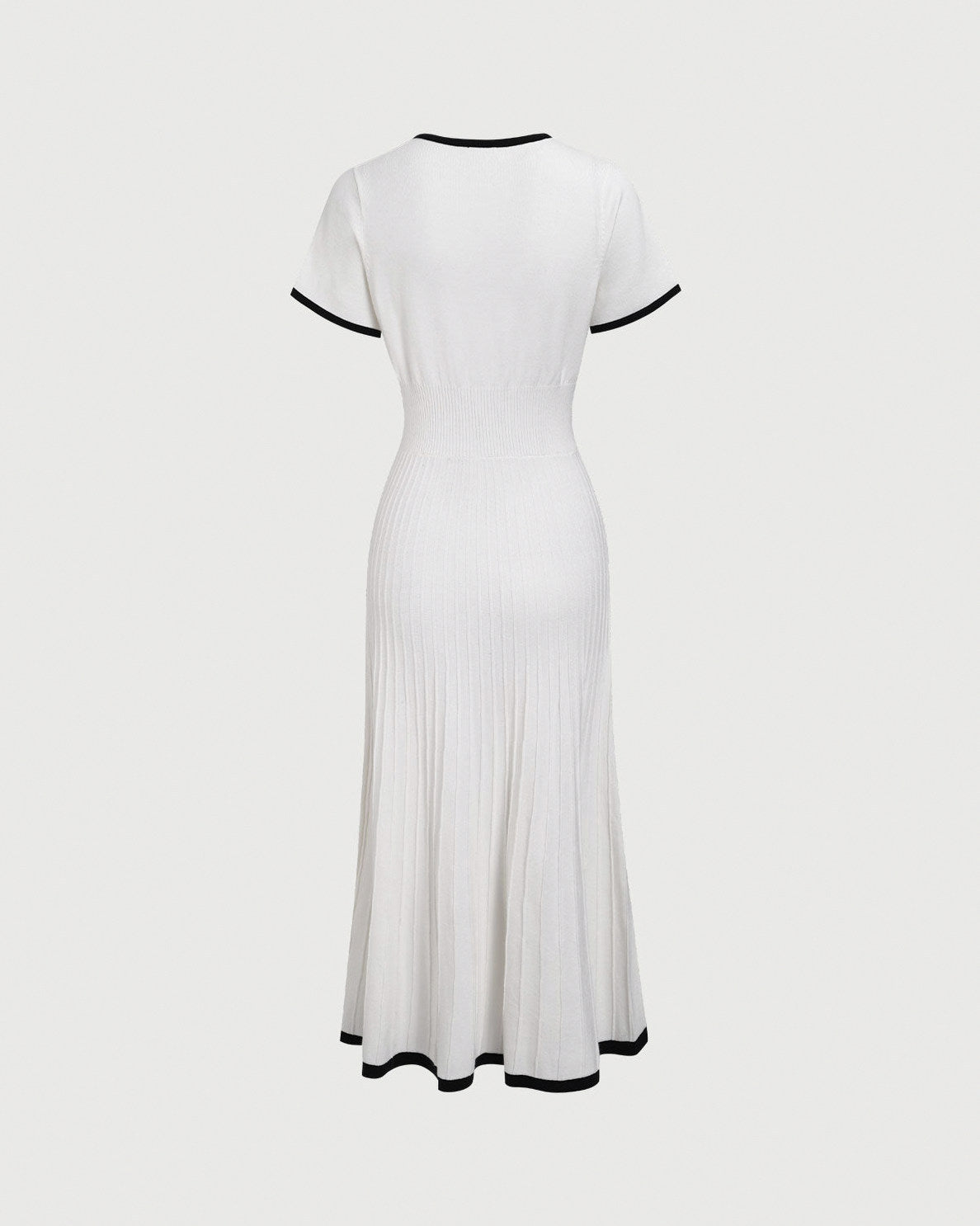 Short Sleeve Knit Midi Dress