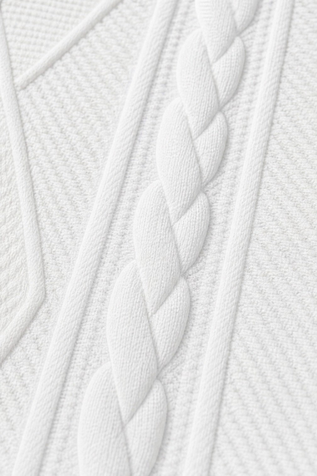 Cable Knit Button Front Jacket