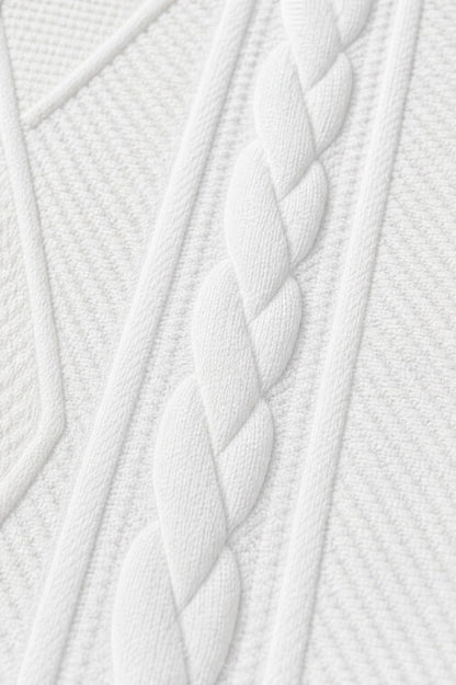 Cable Knit Button Front Jacket