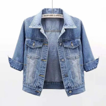 Cropped Denim Jacket