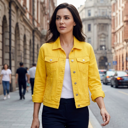 Cropped Denim Jacket