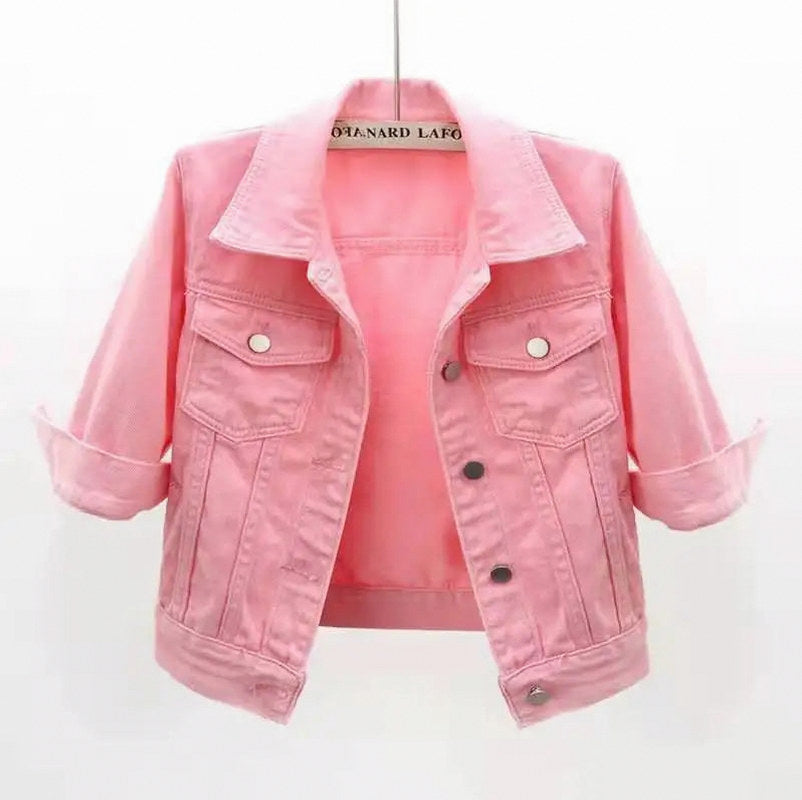 Cropped Denim Jacket