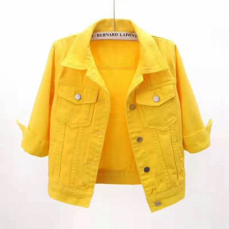 Cropped Denim Jacket