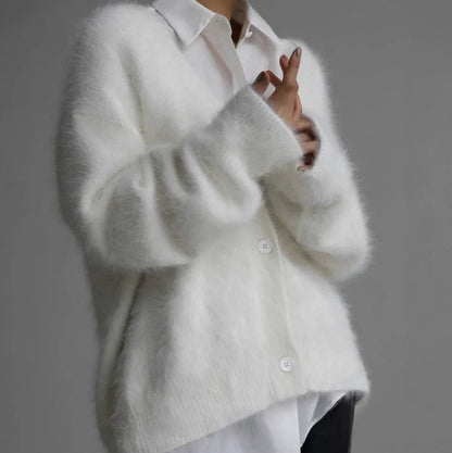 Off Shoulder Knit Cardigan