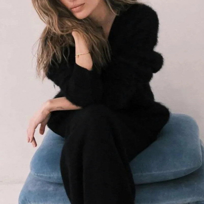 Off Shoulder Knit Cardigan