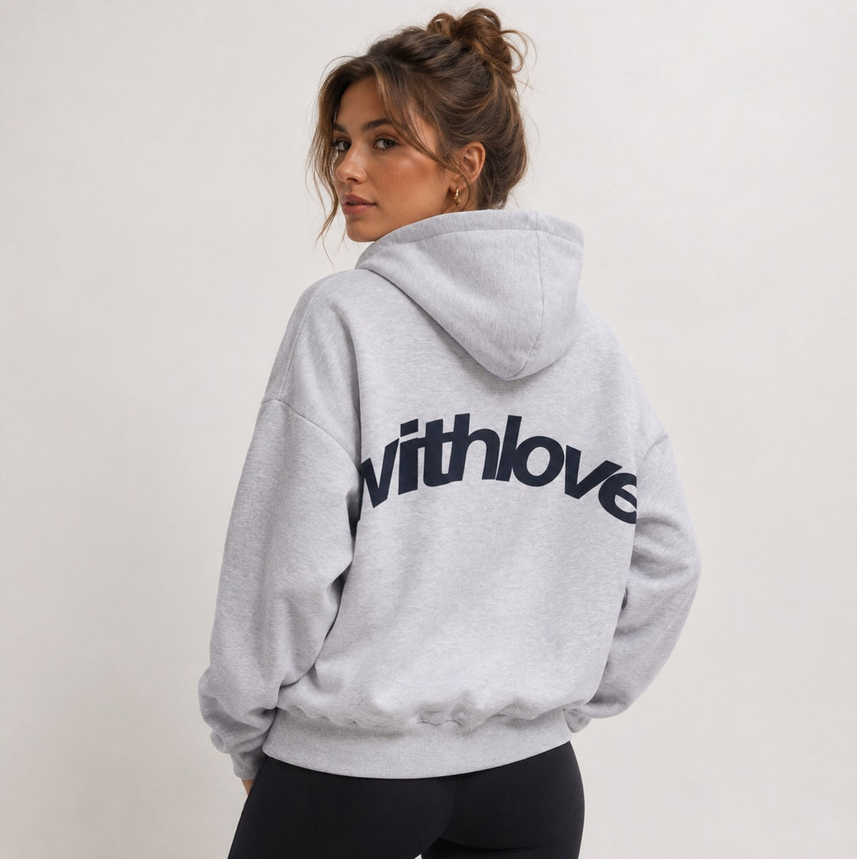 Oversized Graphic Pullover Hoodie