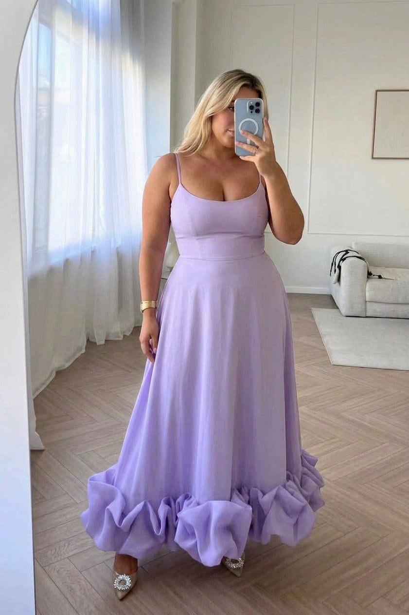 Poplin Scoop Neck Tiered Midi Dress