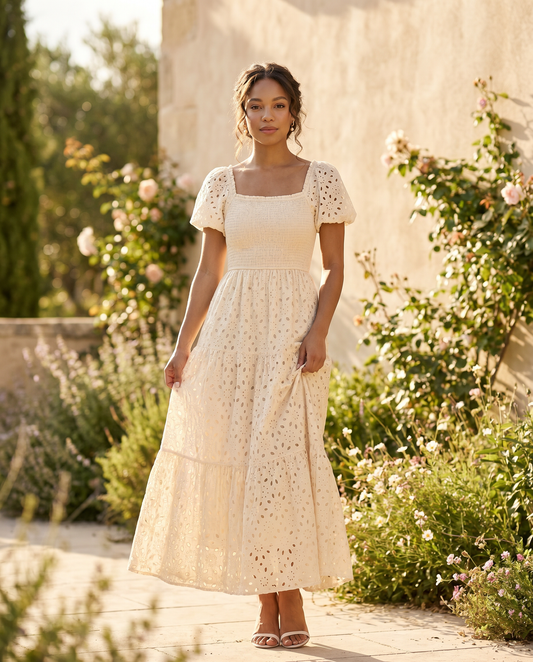 Eloise Eyelet Maxi Dress