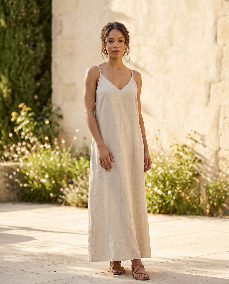 Margaux Linen Sundress