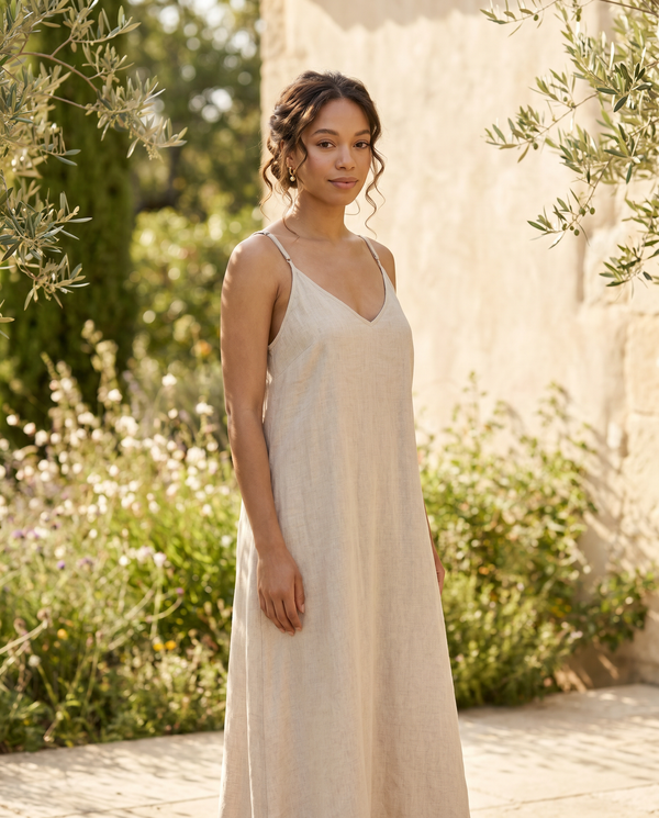 Margaux Linen Sundress