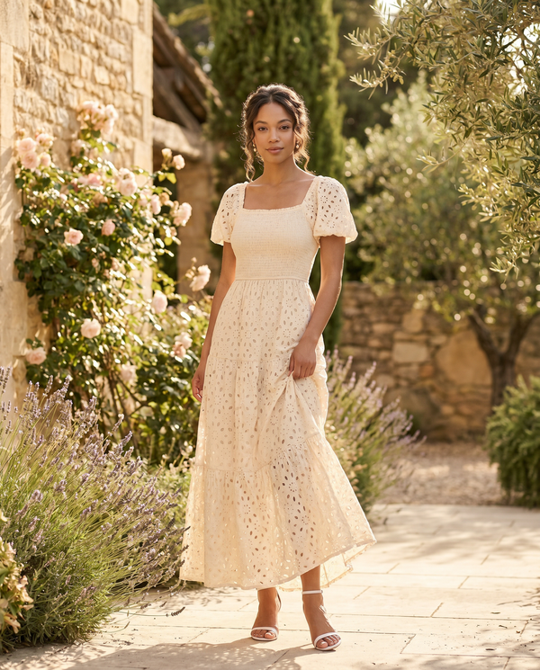 Eloise Eyelet Maxi Dress