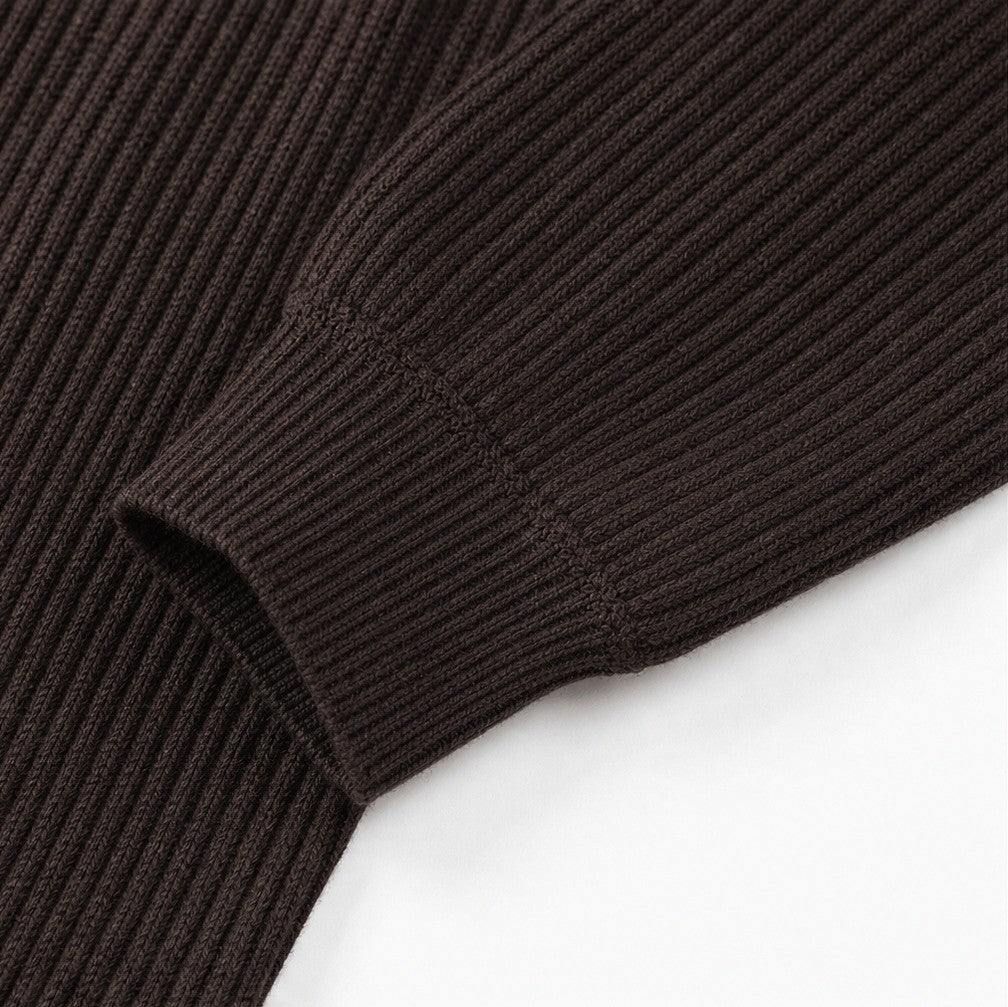 Ribbed Long Sleeve Sweater Maxi Skirt Set