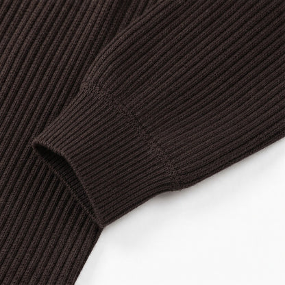 Ribbed Long Sleeve Sweater Maxi Skirt Set
