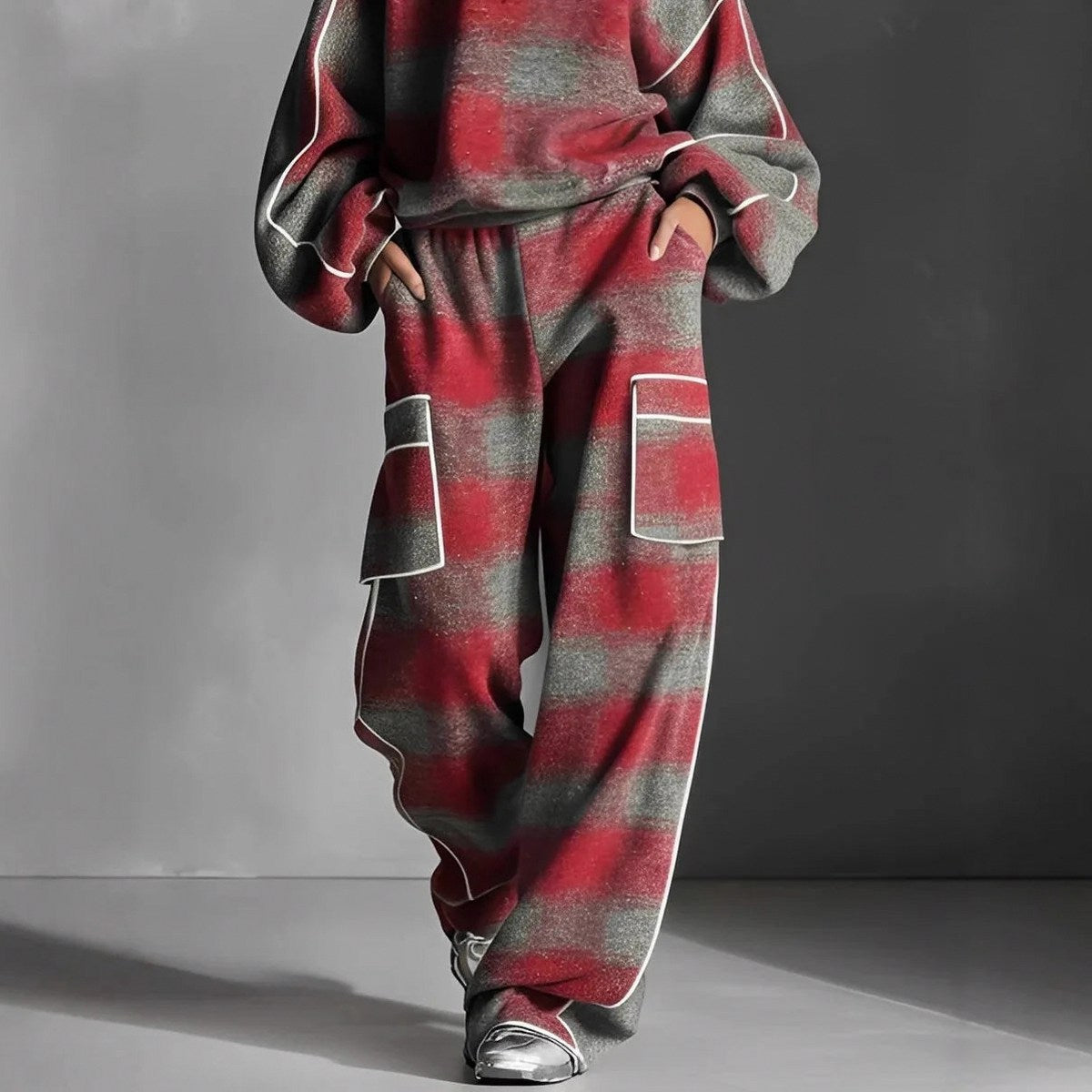 Striped Knit Matching Set
