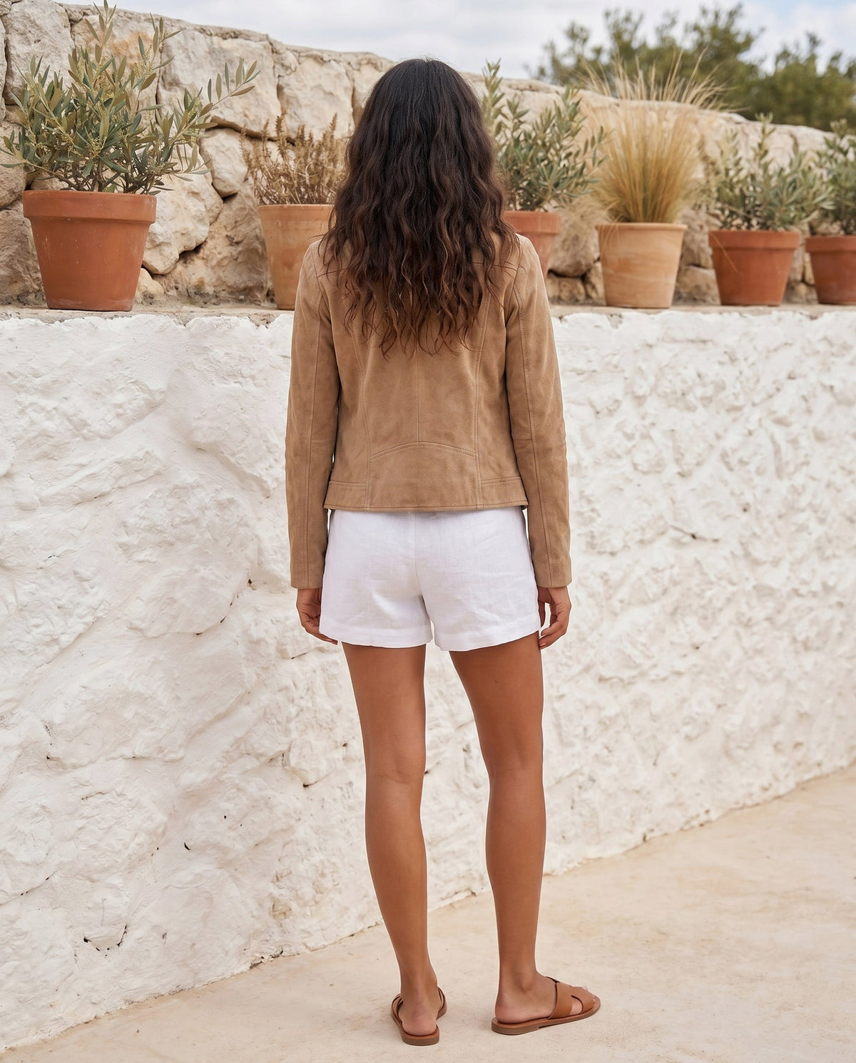 Suede Moto Jacket