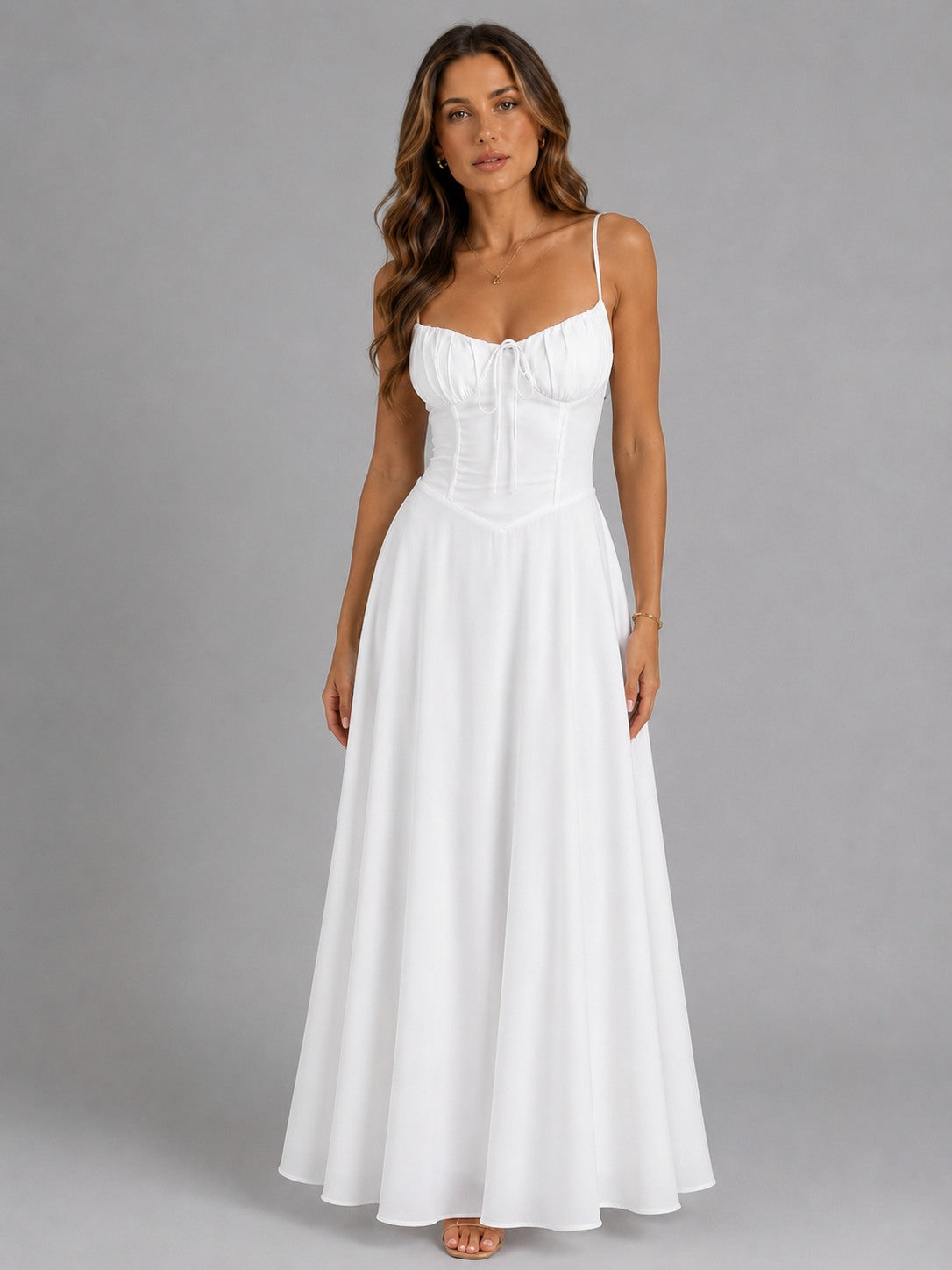 Sweetheart Bustier Maxi Dress