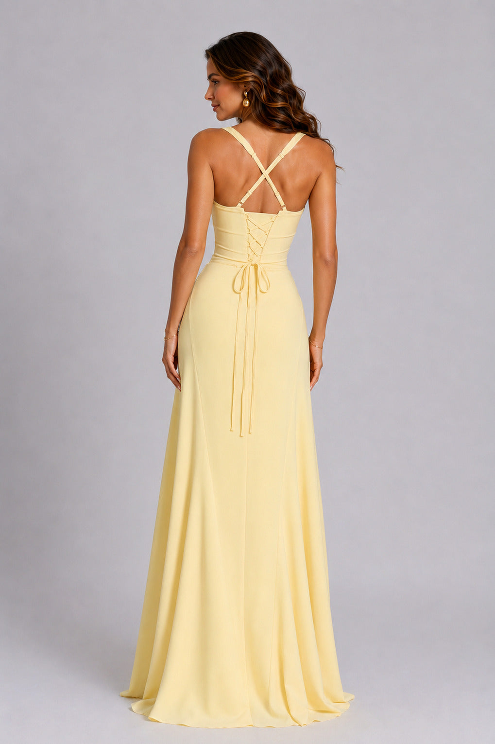 Sweetheart Twist Front Maxi Dress